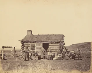 Tafel 48. Mormonenfamilie, Great Salt Lake Valley, 1869