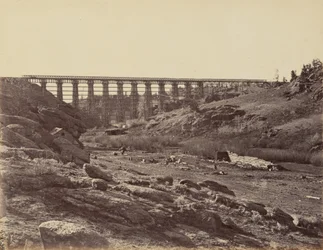 Tafel 7. Dale Creek Brücke, Gesamtansicht, 1869