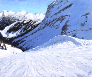 Ins Tal, Courchevel, Frankreich