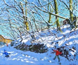 Schneeballschlacht, Upper Hulme, Staffordshire