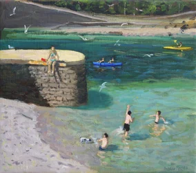 Der Hafen, Looe, 2018