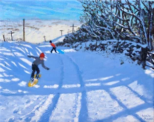 Der Snowboarder, Dove Head, Derbyshire