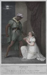 Othello. Akt 4. Szene 2. Ein Apartment im Schloss. Desdemona & Othello, 1801