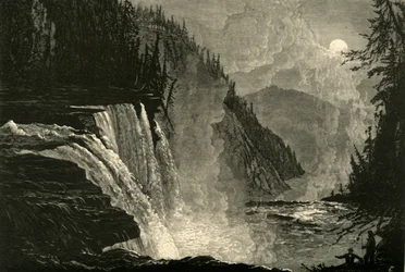 Hohe Wasserfälle, 1872