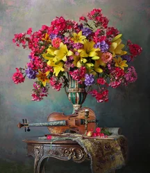 Lebendige Blumenmelodie