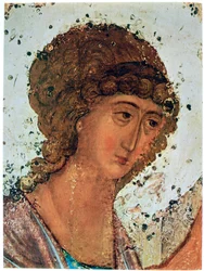 Die Dreifaltigkeit von Roublev (Detail)