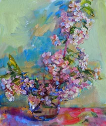 Lebendige Frühlingsblüten