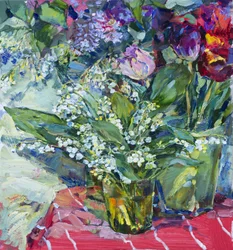 Lebhafte Frühlingsblumen