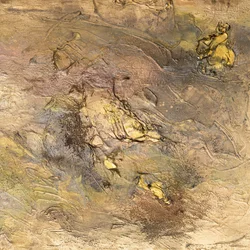 Goldener Reiterrelief
