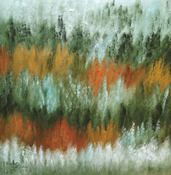 Abstrakter Herbstwald