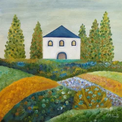 Blaues Dach Landhaus