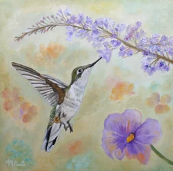 Kolibri und Lavendel