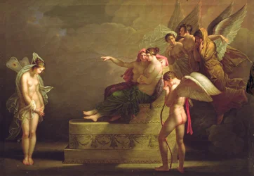 Szene aus der Legende von Amor und Psyche
