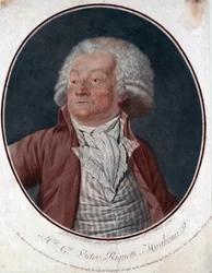 Porträt des Schriftstellers Gabriel de Riqueti, Graf von Mirabeau (1749-1791) - Graviert von Angelique Allais