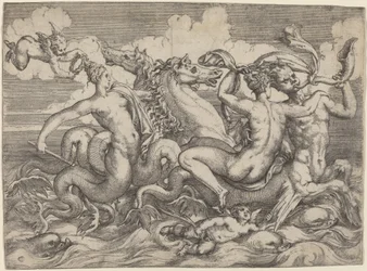 Sirenen, Najaden und Tritonen