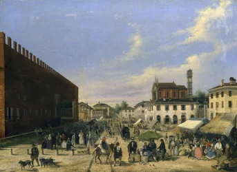 Marktplatz in Belgioioso