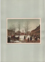 Mailand - Piazza Borromeo (unbekannt) (Druck)