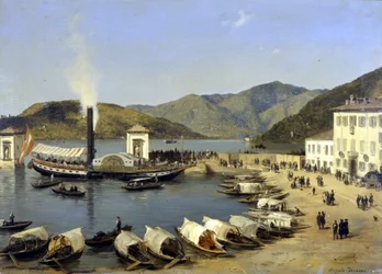 Der Hafen von Como (Como)