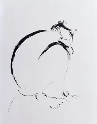 Gefalteter Akt Mitternacht, 2006