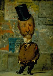 Karikatur von Carlo Lorenzini