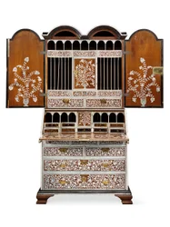 Bureau-Schrank, Vizagapatam, ca. 1720-30