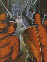 Mord an Thomas A Becket in der Kathedrale von Canterbury