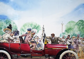 Ausbruch des Ersten Weltkriegs, Illustration aus 