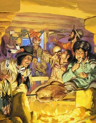 Thanksgiving in den 1840er Jahren