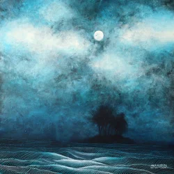 Mondbeschienene Inselnacht