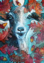 Mystische Herbstziege