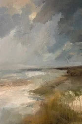 Stürmische Strandgelassenheit