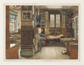 Sir Lawrence Alma-Tademas Bibliothek im Townshend House, London
