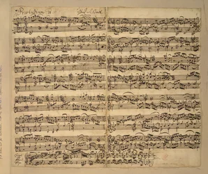 F-Dur Präludium, Das Wohltemperierte Klavier, Buch 2, von Johann Sebastian Bach