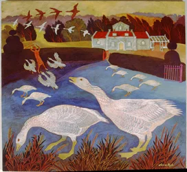 Wilde Gänsejagd