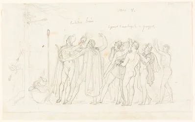 Das Bogenschießen, aus der Aeneis, Buch V