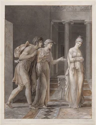 Das Treffen von Orestes und Hermione