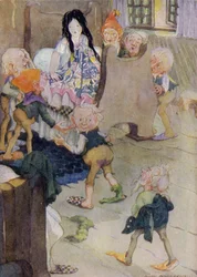 Schneewittchen (Farblithografie)