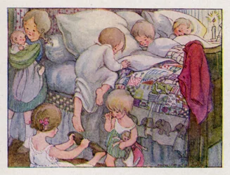 Kinderlied: Wee Willie Winkie rennt durch die Stadt