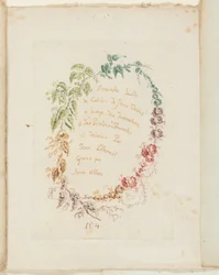 Titelseite, aus Neue Suite von Notizbüchern mit idealen Blumen zur Verwendung durch Zeichner und Maler