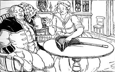 Mr. Bumble wischte sich den Schweiß von der Stirn, den sein Spaziergang verursacht hatte, 1937