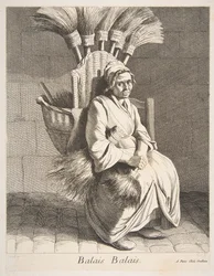 Besenverkäufer, 1737