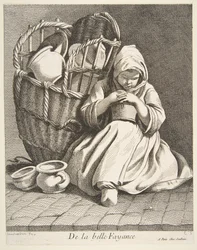 Töpferwarenhändler, 1738