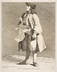 Die Ziehung der Lotteriegewinner, 1746