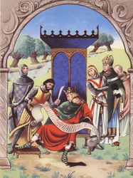 König Johann unterzeichnet die Magna Carta