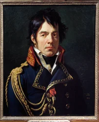 Dominique-Jean Larrey - Porträt von Baron Jean Dominique Larrey, Chefchirurg der ägyptischen Armee und Erfinder des Krankenwagens