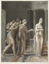 Das Treffen von Orestes und Hermione