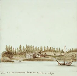 Haus von Major van Rensselaer in der Nähe von Albany, New York