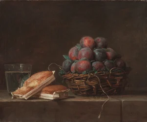 Korb mit Pflaumen, 1769