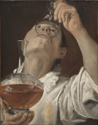 Junge beim Trinken