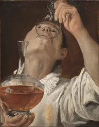 Trinkender Junge, 1582-1583